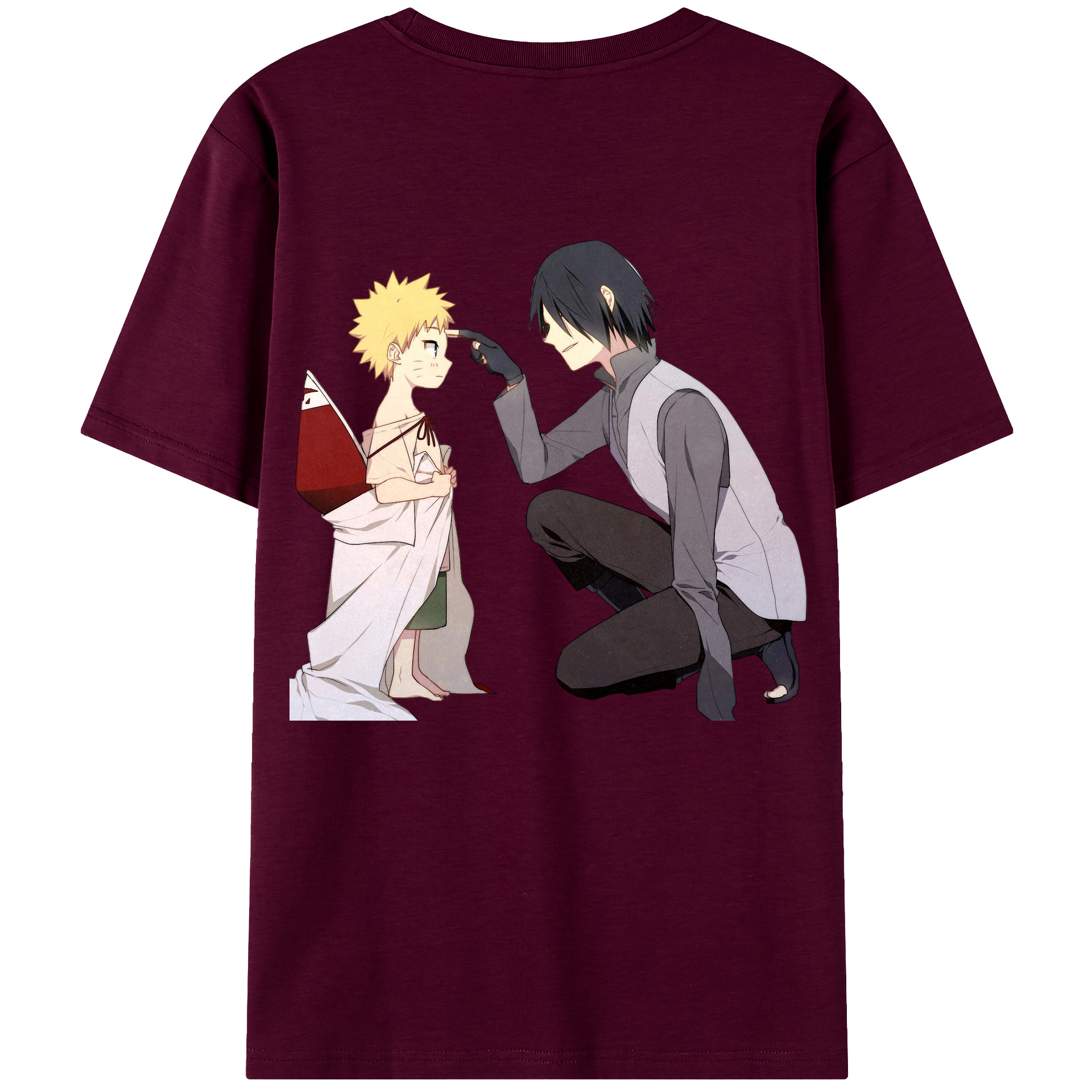 （画像用） NARUTO -ナルト- うちは サスケ Uchiha Sasuke レディース半袖Tシャツ(バックプリント)